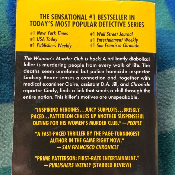 2ND CHANCE A WOMAN’S MURDER CLUB NOVEL by JAMES PATTERSON with ANDREW GROSS PB - Picture 3 of 4